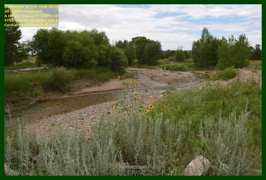 oregon and california trail emigrant campsite cottonwood creek wendover wyoming usa photo august 2019 eric hall