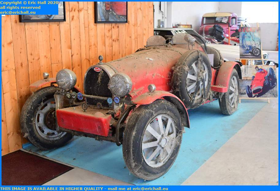 old cars barn find bugatti replica france eric hall