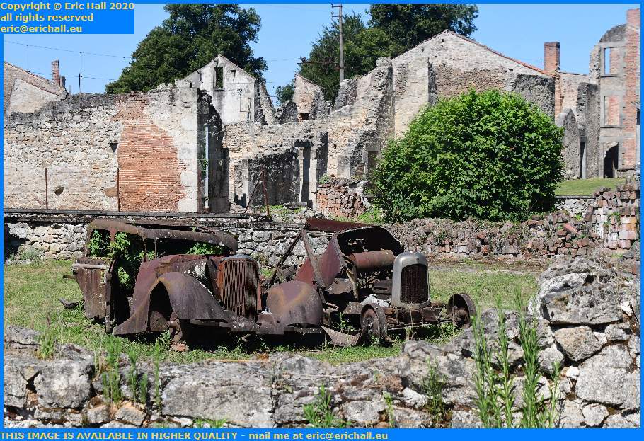 burnt out cars unknown make and model near forge beaulieu oradour sur glane 87520 haute vienne france eric hall