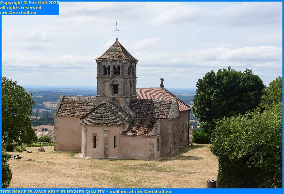 view of church butte de suin 71220 saone et loire france eric hall