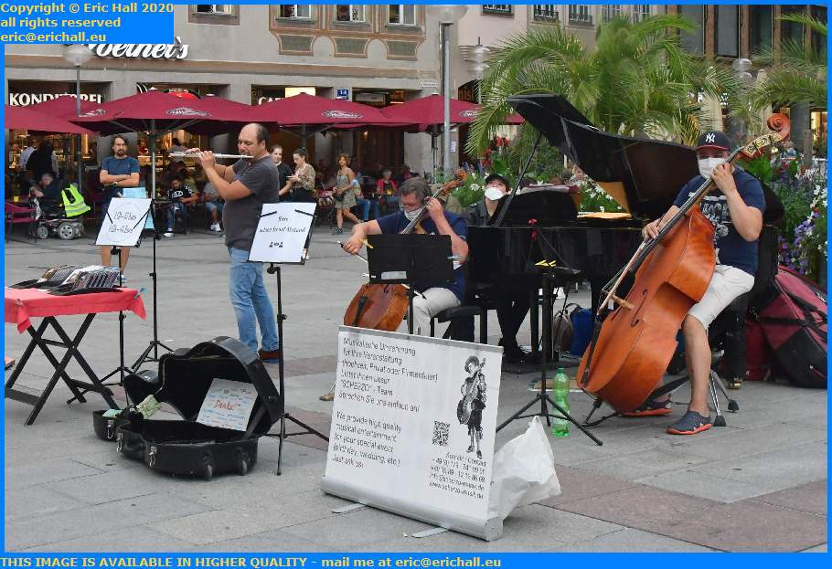 musicians marienplatz munich bavaria germany eric hall
