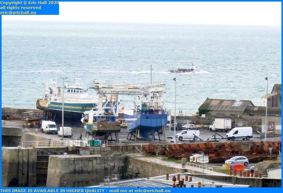 La Grande Ancre Le Tiberiade Chantier Navale Port de Granville Harbour Manche Normandy France Eric Hall