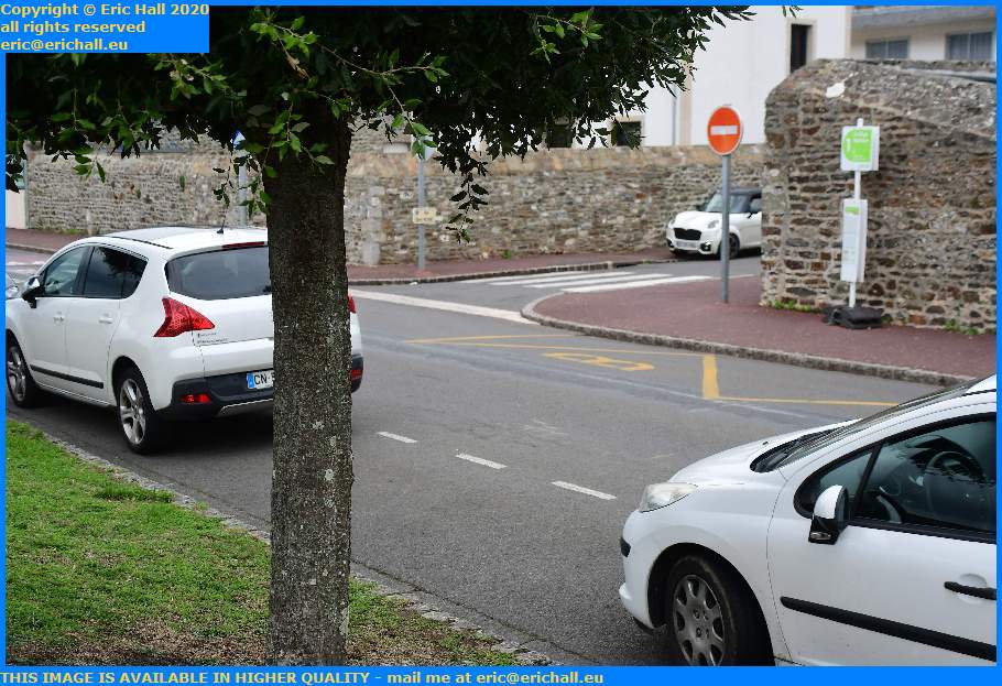 Bad Parking Rue St Pierre Granville Manche Normandy France Eric Hall