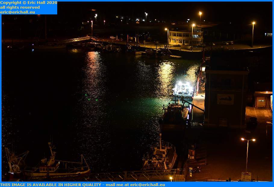 Trawler Unloading At Fish Processing Plant Port de Granville Harbour Manche Normandy France Eric Hall
