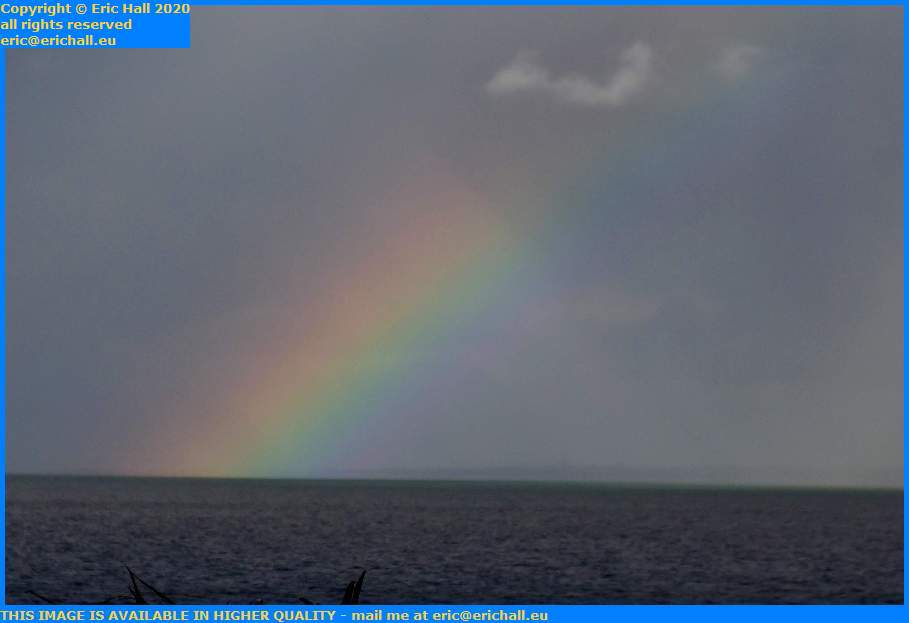 Rainbow English Channel Granville Manche Normandy France Eric Hall