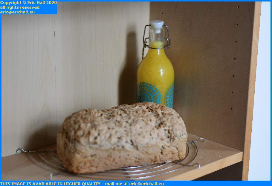 Home Made Bread Home Made Lemon and Ginger Cordial Place d'Armes Granville Manche Normandy France Eric Hall