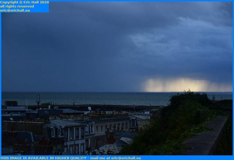 rainstorm baie de mont st michel Granville Manche Normandy France Eric Hall