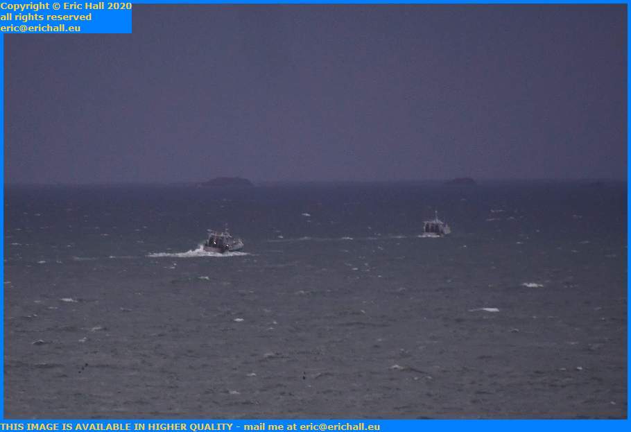 trawlers english channel Granville Manche Normandy France Eric Hall