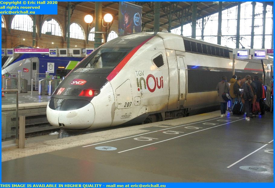 TGV Duplex Inoui 207 gare du nord paris France Eric Hall