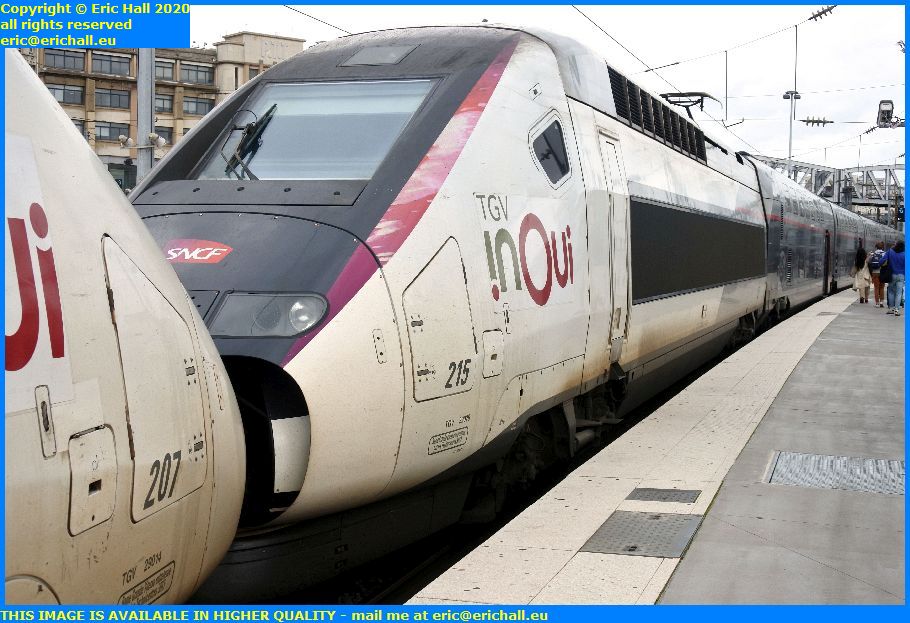 TGV Duplex Inoui 215 gare du nord paris France Eric Hall