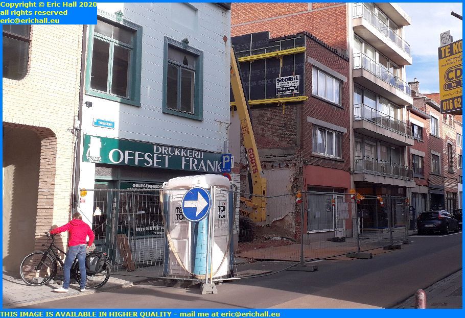 demolition and rebuilding tiensesteenweg leuven belgium Eric Hall