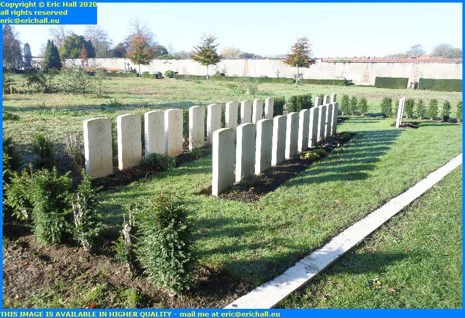 commonwealth war graves cemetery leuven belgium Eric Hall