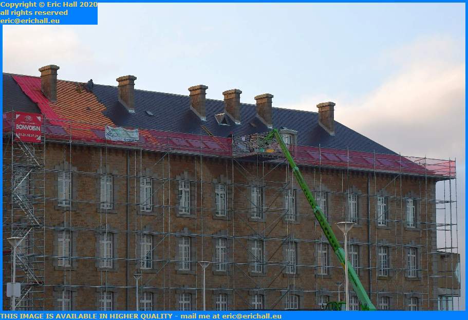 roofing college malraux Granville Manche Normandy France Eric Hall