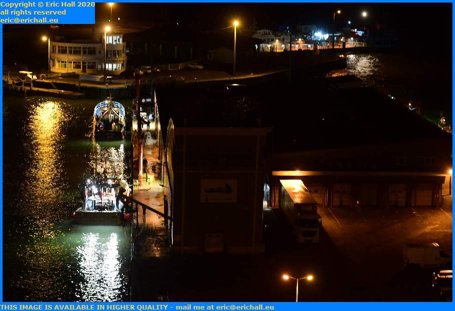 fishing boats fish processing plant port de Granville harbour Manche Normandy France Eric Hall