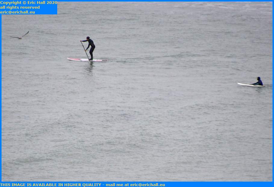 seagull paddle board english channel Granville Manche Normandy France Eric Hall