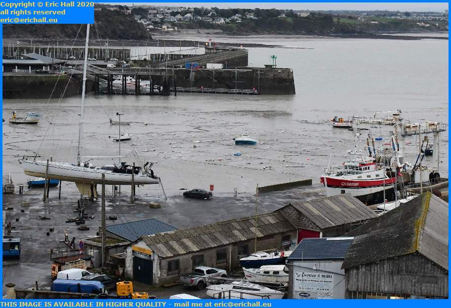 yacht trawler chantier navale port de Granville harbour Manche Normandy France Eric Hall
