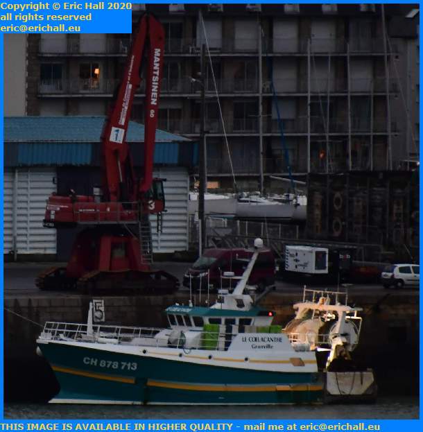 le coelacanthe port de Granville harbour Manche Normandy France Eric Hall