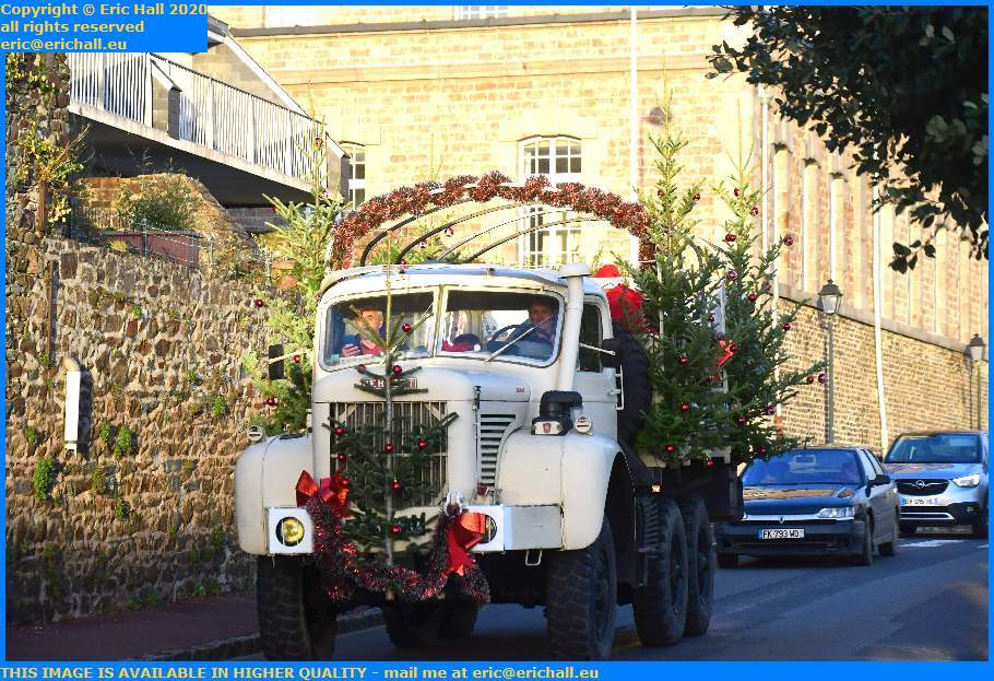 berliet GBC lorry old cars father christmas boulevard vaufleury Granville Manche Normandy France Eric Hall