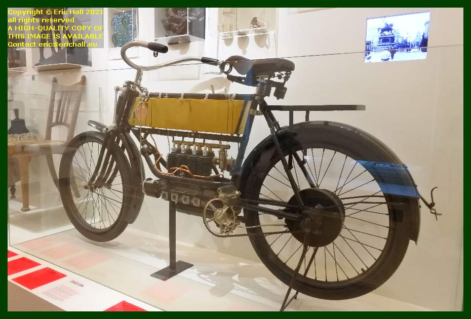 old cars fn 4 cylinder motorcycle belvue museum place du palais brussels belgium Eric Hall