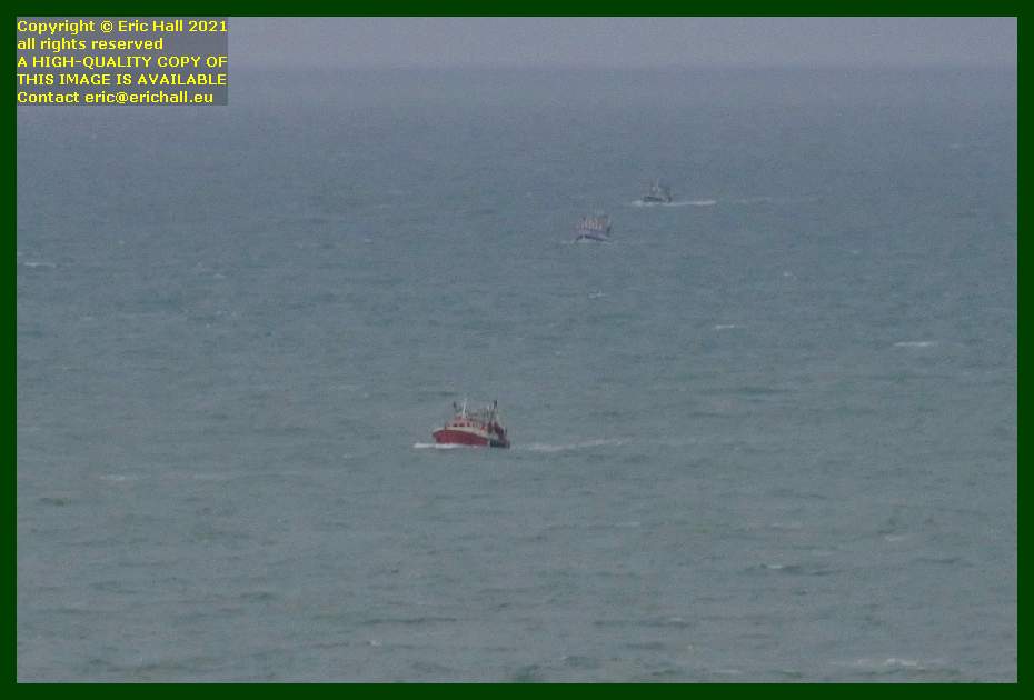 fishing boats english channel Granville Manche Normandy France Eric Hall