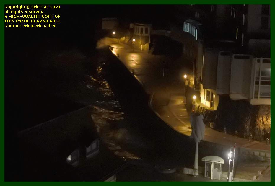 storm waves plat gousset Granville Manche Normandy France Eric Hall