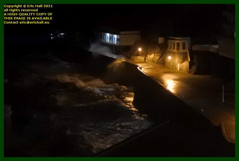 storm waves plat gousset Granville Manche Normandy France Eric Hall