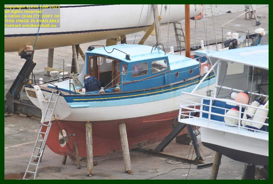 courrier des iles chantier navale port de Granville harbour Manche Normandy France Eric Hall