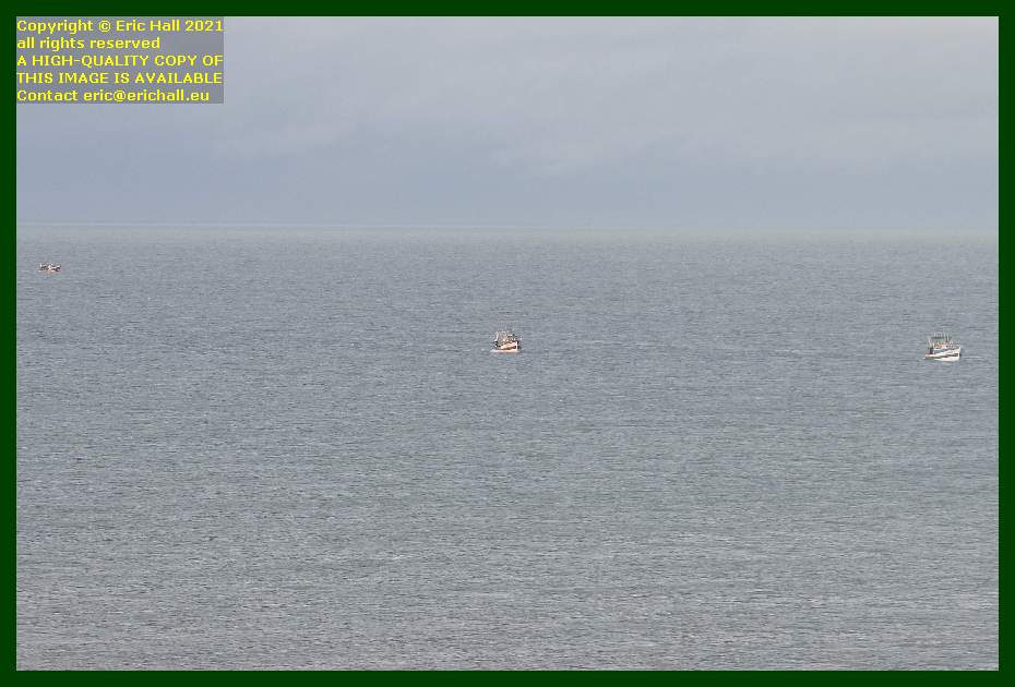 trawlers english channel Granville Manche Normandy France Eric Hall