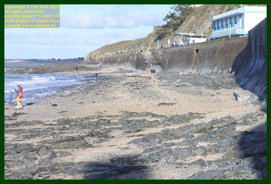 beach plat gousset Granville Manche Normandy France Eric Hall