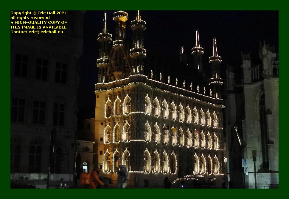stadhuis town hall grote markt leuven belgium Eric Hall