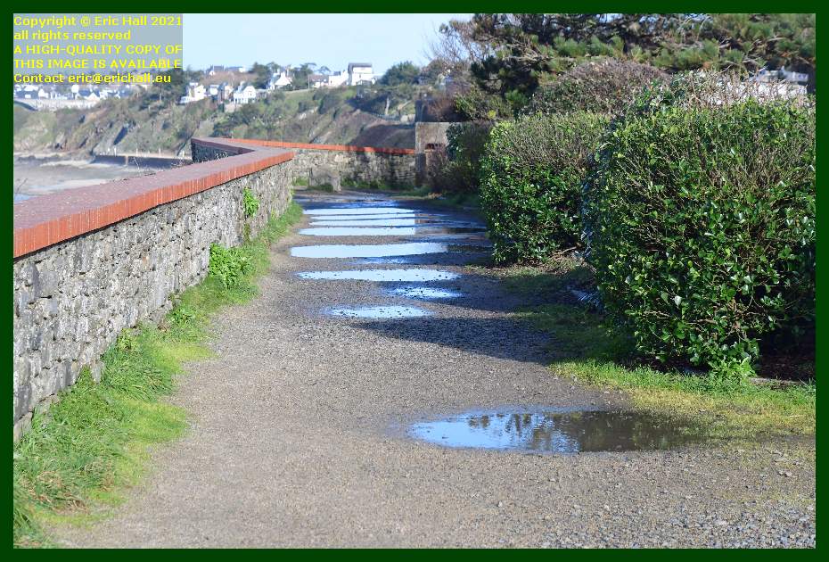 waterlogged path college malraux Granville Manche Normandy France Eric Hall