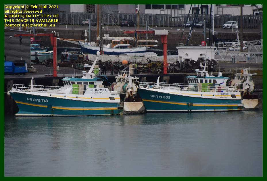 coelacanthe tiberiade chantier navale port de Granville harbour Manche Normandy France photo Eric Hall April 2021