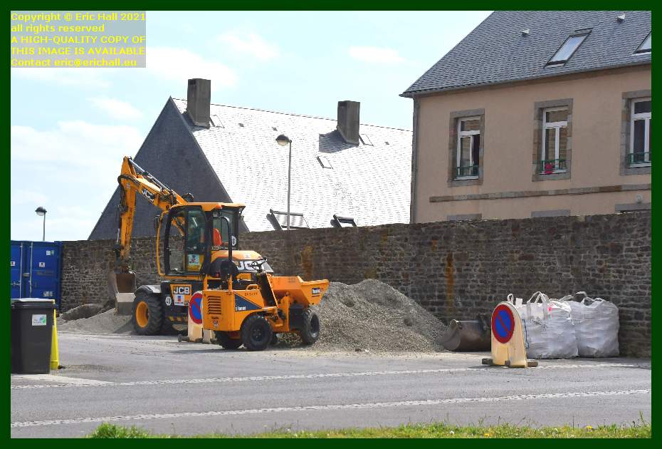 builders materials place d'armes Granville Manche Normandy France Eric Hall
