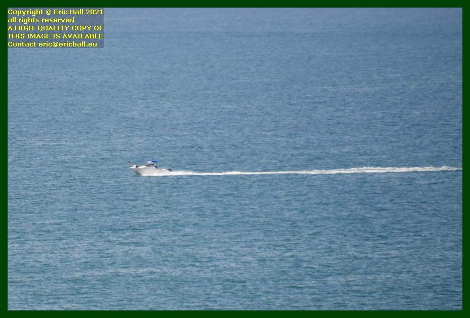 speedboat baie de Granville Manche Normandy France Eric Hall