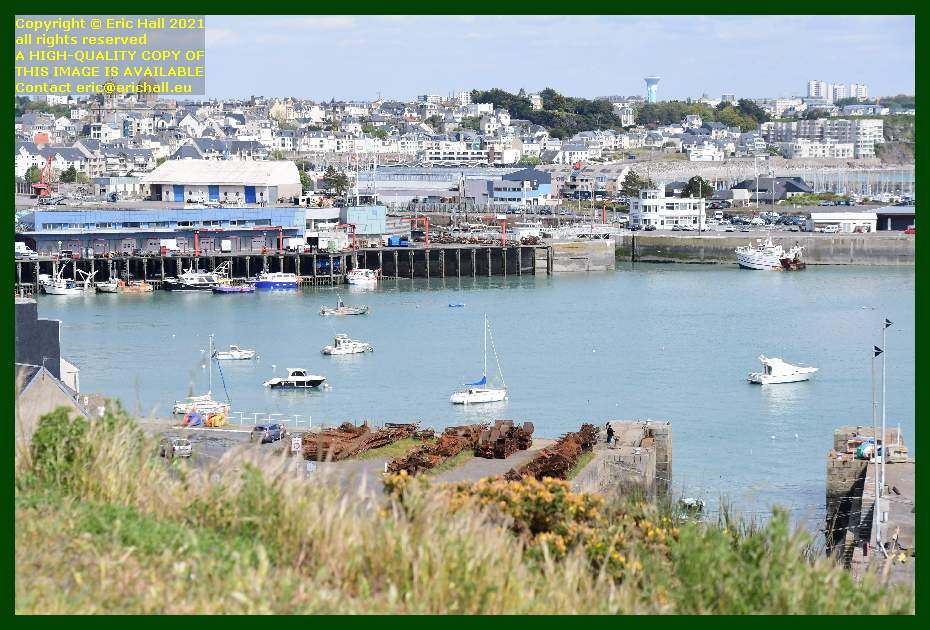 fishing boats fish processing plant port de Granville harbour Manche Normandy France Eric Hall