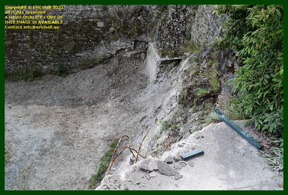 stairs removed to square potel Granville Manche Normandy  France photo Eric Hall June 2021