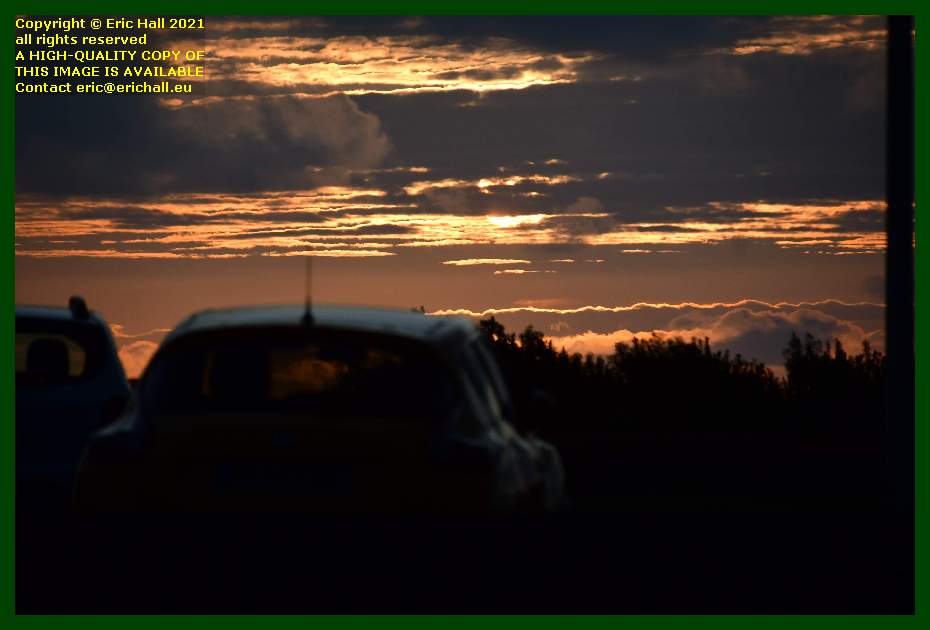 sunset baie de Granville Manche Normandy france photo Eric Hall august 2021