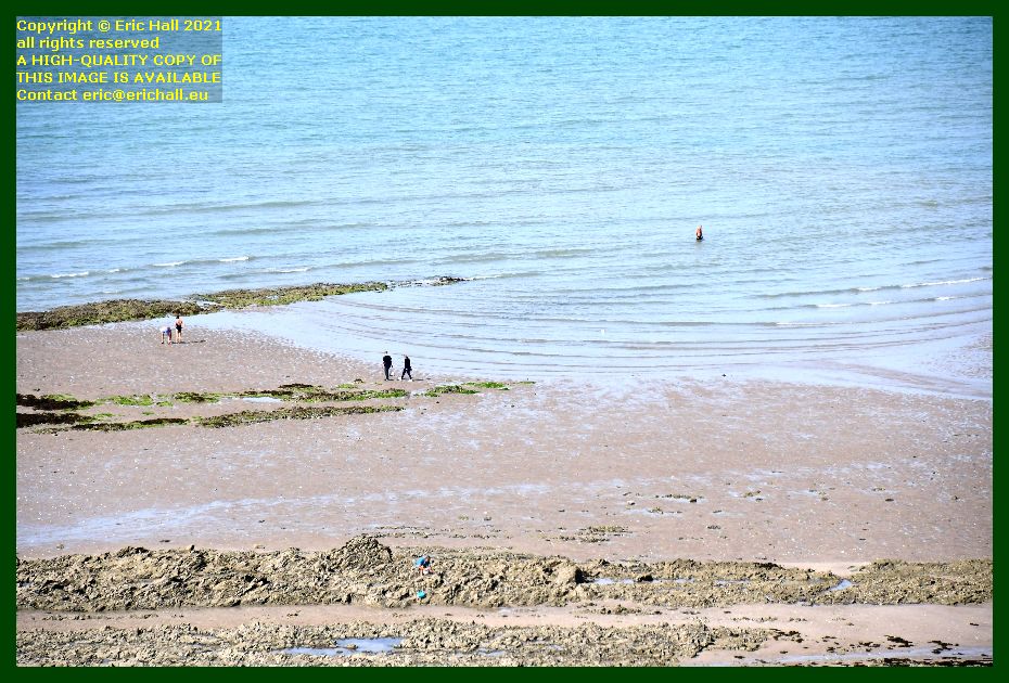 people on beach rue du nord Granville Manche Normandy France Eric Hall photo September 2021