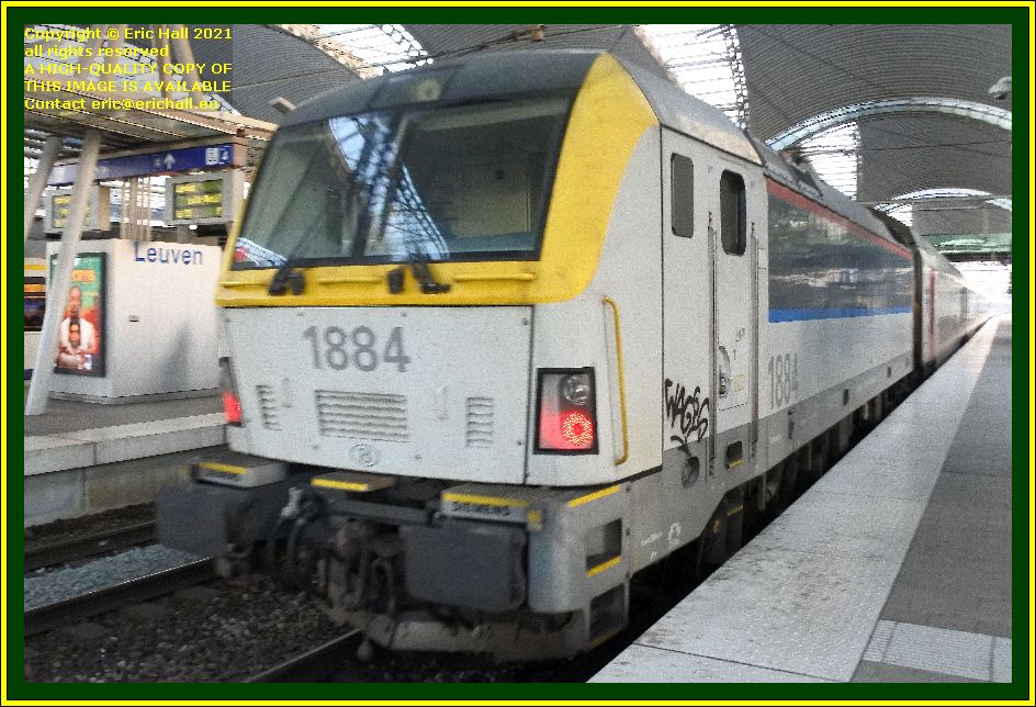 class 18 electric locomotive gare de leuven railway station leuven belgium Eric Hall photo November 2021