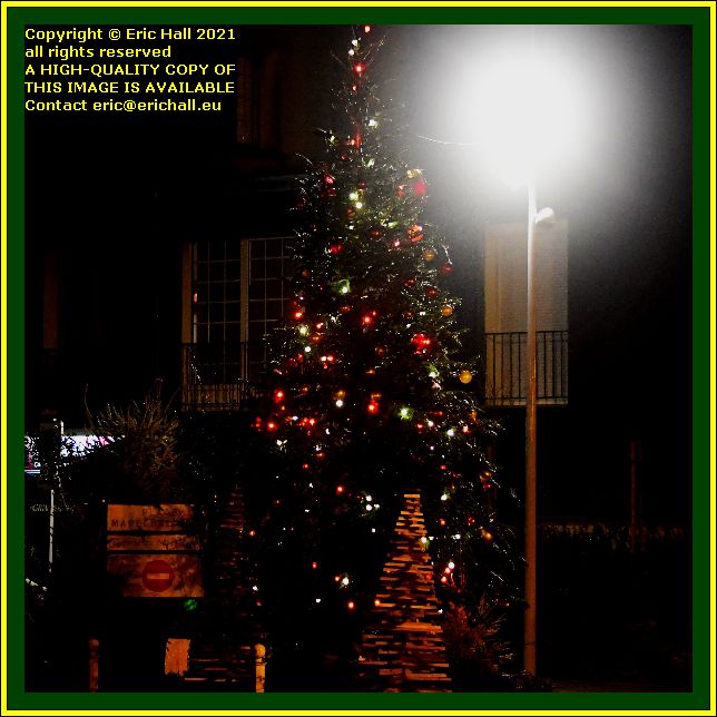 christmas tree place marechal foch Granville Manche Normandy France Eric Hall photo December 2021