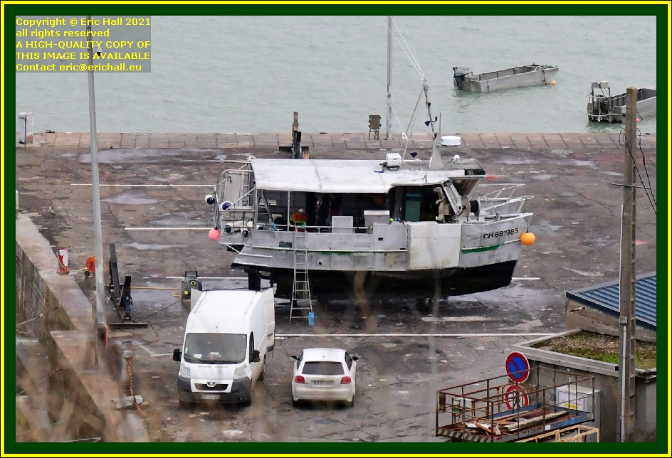 ch681985 gerlean chantier naval port de Granville harbour Manche Normandy France Eric Hall photo December 2021