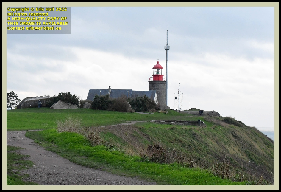 lighthouse semaphone pointe du roc Granville Manche Normandy France photo Eric Hall january 2022