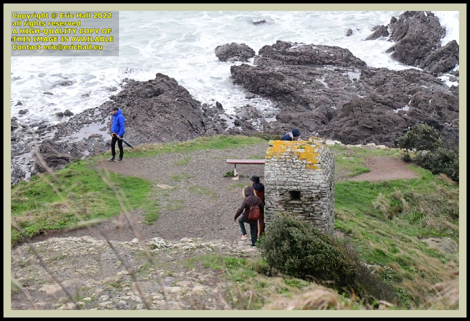 people cabanon vauban pointe du roc Granville Manche Normandy France Eric Hall photo January 2022