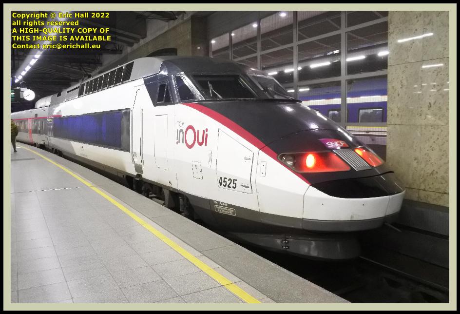 TGV Réseau 38000 tri-volt 4525 PBA gare du midi brussels belgium photo Eric Hall february 2022