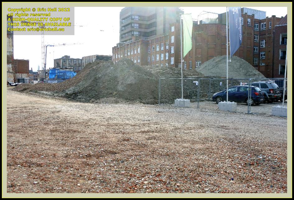 demolition site brusselsestraat leuven belgium photo Eric Hall march 2022