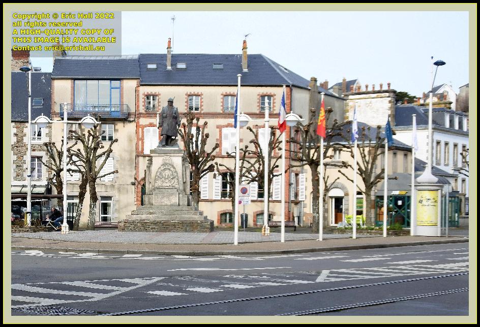 place general de gaulle Granville Manche Normandy France photo Eric Hall march 2022