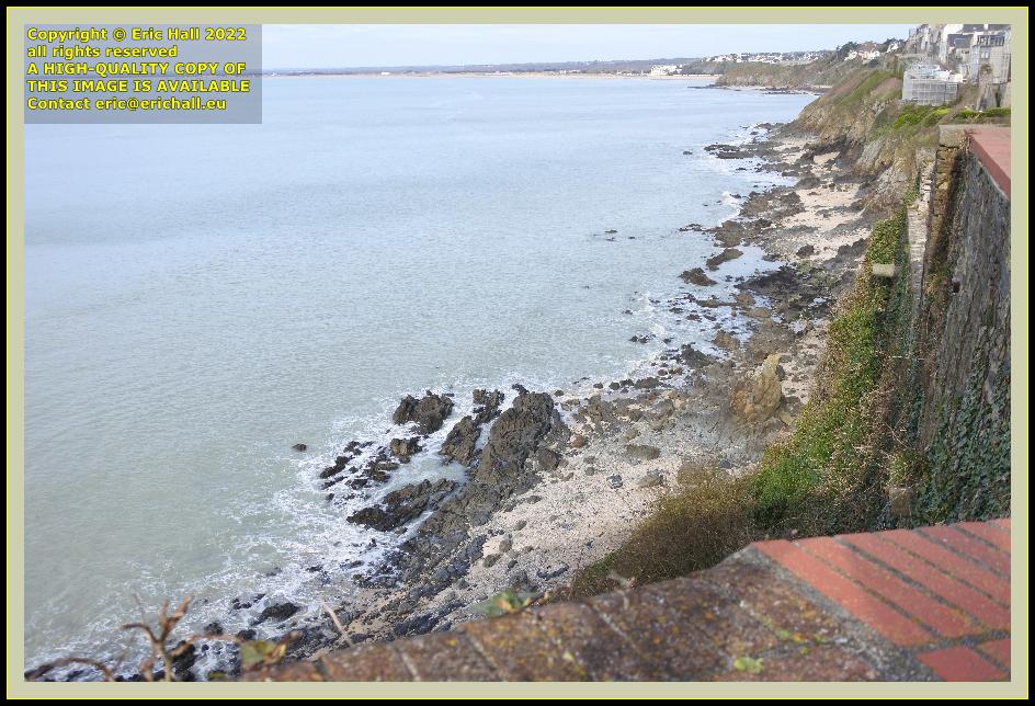 beach rue du nord Granville Manche Normandy France Eric Hall photo March 2022