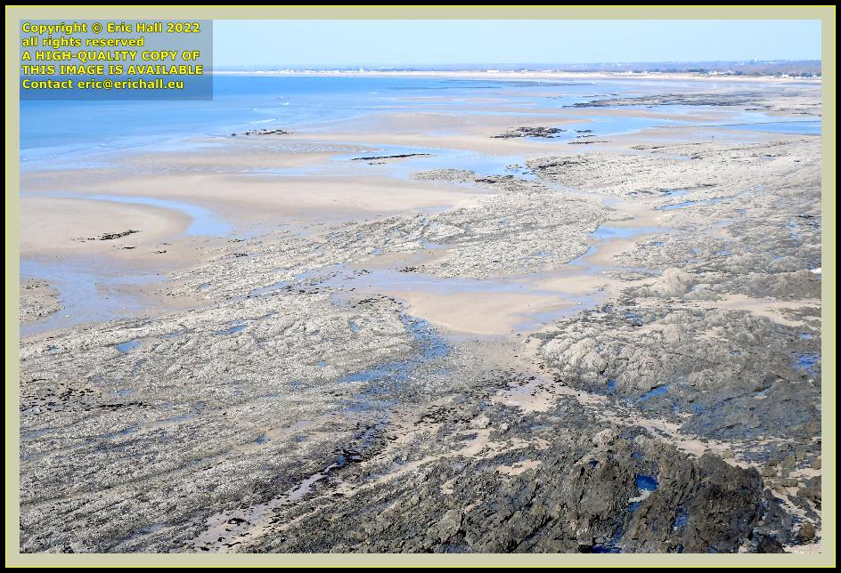 people on beach rue du nord Granville Manche Normandy France Eric Hall photo March 2022