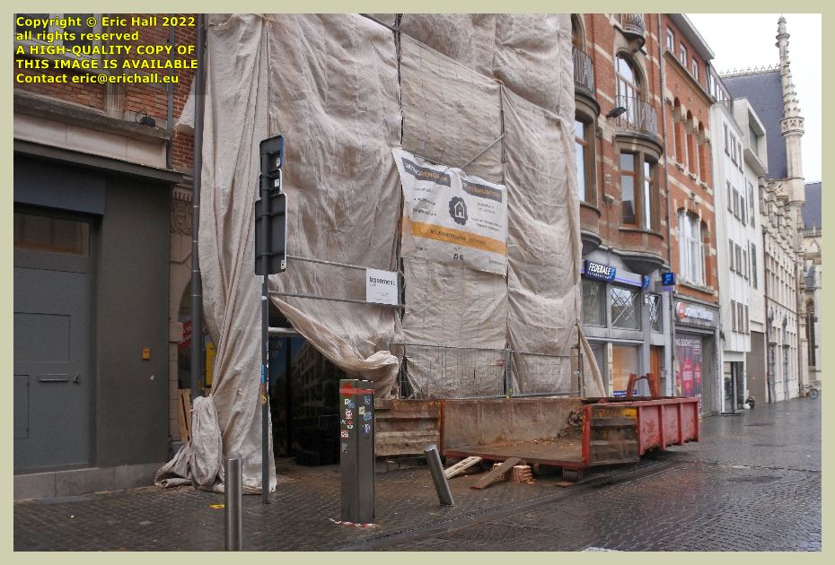 rebuilding tiensestraat leuven belgium photo Eric Hall april 2022