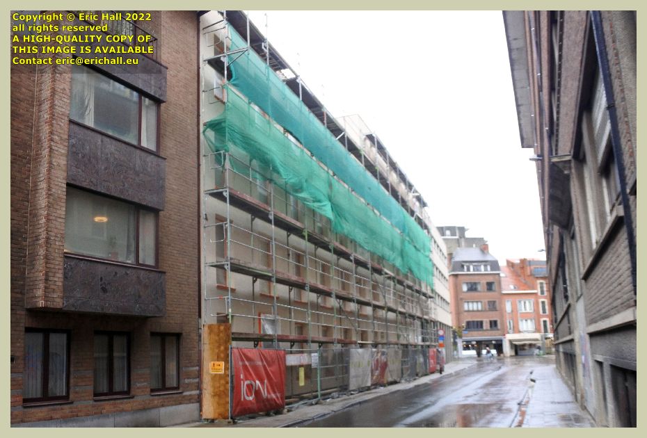 demolition site brusselsestraat leuven belgium photo Eric Hall april 2022